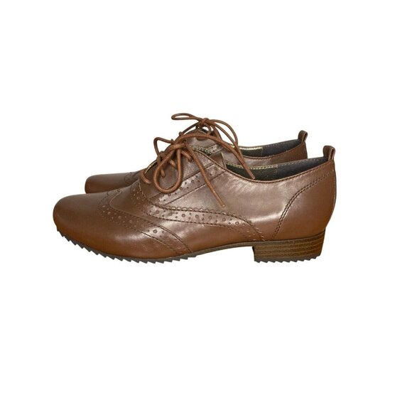 Josef Seibel Sabrina 11 Brown Leather Oxford Shoes Size 6/37 Comfortable - Picture 5 of 7